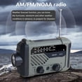 thumbnail image 3 of Radio de emergencia Radio de tiempo Radio AM / FM Linterna brillante Herramientas automotrices con lámpara de lectura Equipo de audio Accesorios de electrónica sidaley EL022825-00B, 3 of 7