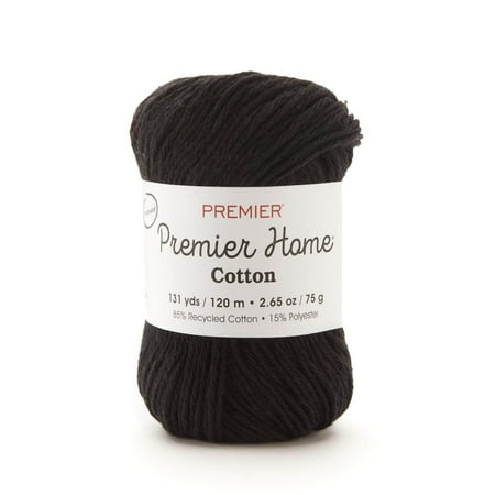 UPC: 0847652020839 | Premier Yarns Home Cotton Yarn Solid-Black -38-16