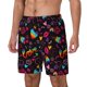 thumbnail image 1 of Balery Lgbt Rainbow For Pride Bañador para hombre, shorts de playa de secado rápido con entrepierna y forro de compresión-Large, 1 of 6
