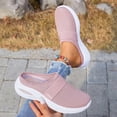 thumbnail image 4 of IEMIEMIEM Women's Air Cushion Slip-on Walking Shoes 2026 Comfortable Orthopedic Sports and Casual Thick-Soled Backless Tennis Sandals Pink 8 Wide, 4 of 7