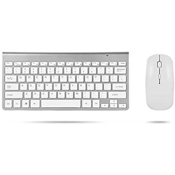 Clavier et Souris Sans Fil Combo, Clavier et Souris Sans Fil Multifonctionnels Étanches 2.4GHz pour Bureau