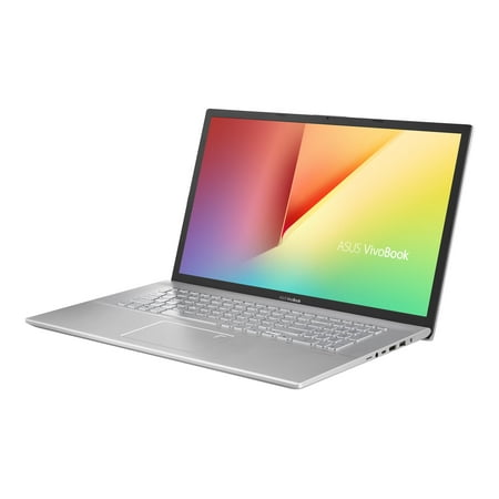 Asus VivoBook 17 17.3" Laptop, Intel Core i5 i5-8265U, 8GB RAM, 1TB HD, 128GB SSD, Windows 10, Transparent Silver, F712FA-DB51