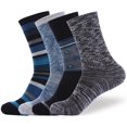 thumbnail image 1 of FFIY Lot de 4 Chaussettes de Randonnée en Laine Mérinos pour Femmes et Hommes, 1 of 9