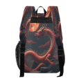 thumbnail image 3 of Ttyddzy Clear Backpack Heavy Duty PVC Transparent Backpack for College Workplace, Red Blood Moon, 3 of 8