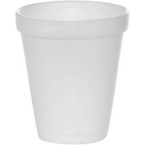 (200 Count) 8 oz Foam Cups, Foam Drinking Cups, Disposable Insulated Foam Cups for Hot/Cold Drinks