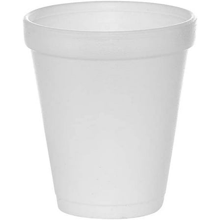 (200 Count) 8 oz Foam Cups, Foam Drinking Cups, Disposable Insulated Foam Cups for Hot/Cold Drinks