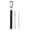 Black, variant on LAZIOEGR Portable Stainless Steel Telescopic Reusable Straw with Cleaning Brush for Drinking Coffee Milk Tea Pink, 9.1 inches