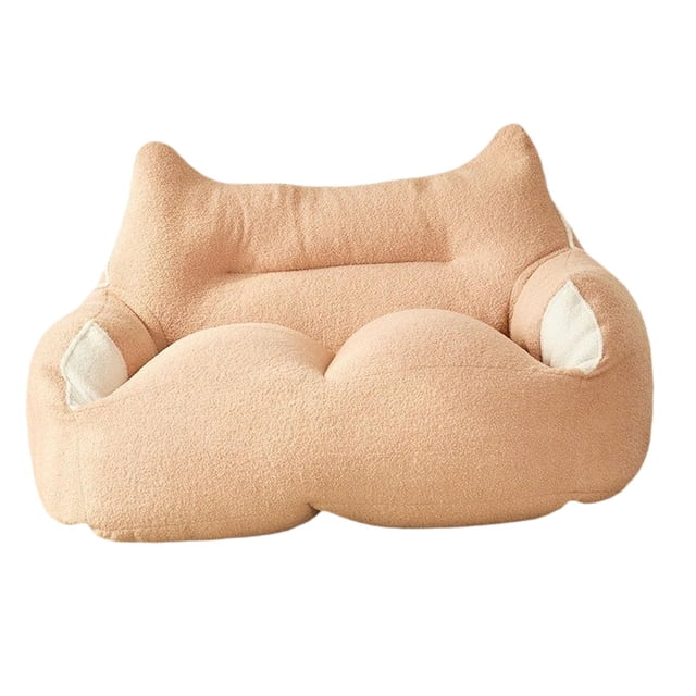 Sillón tipo puf,Sofá Puff con reposabrazos para adulto,Puf con relleno incluido Lazy Sofa,con relleno Silla decorativa moderna Silla de piso,Sofá de piso interior con tumbona de Rosa 2 plazas