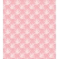 thumbnail image 3 of Ambesonne Autumn Duvet Cover Sets, Pastel Doodle Forest Leaves, 2-King, Pink Vermilion and White, 3 of 7