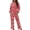 Christmas Santa Claus, variant on Hibiscus Flower Button Up Pajamas for Women Size 4XL Womens Long Sleeve Pajama Sets 2 Piece Cover Ups for Women Daily Loungewear and Pants Sleepwear Outfits