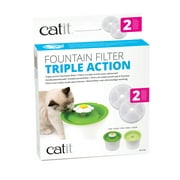 Catit Triple Action Fountain Filter (2 Pack)