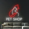 thumbnail image 5 of Handmadetneonsign Pet Shop Cat Dog Led Sign, Dog Cat Pet Service Neon Sign, Pet Shop Led Light, 5 of 5