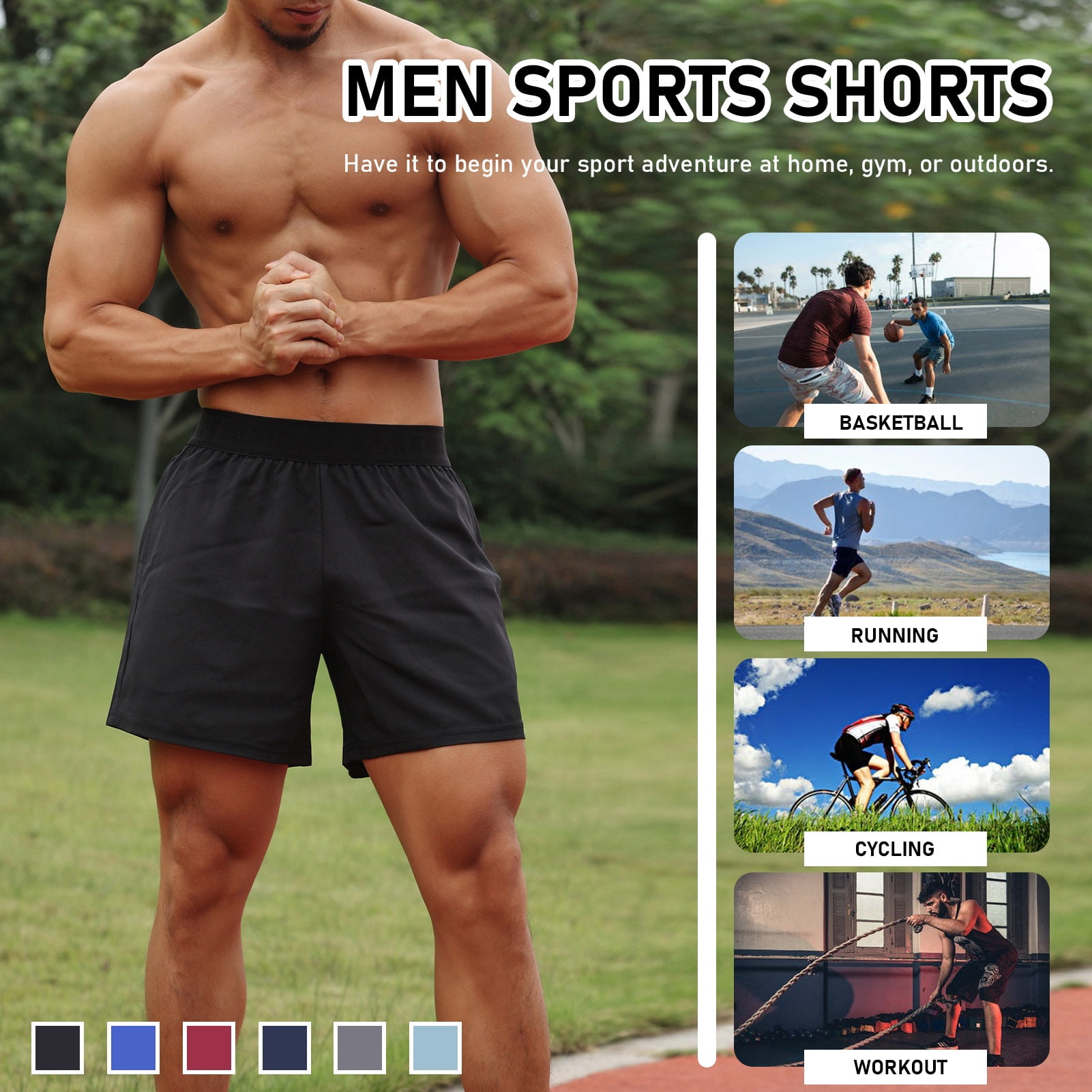 Short sport poche sale