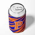 thumbnail image 4 of Carolines Treasures CJ1023-PCC Letter P Initial Monogram - Tiger Stripe - Blue Orange Can Or Bottle Hugger, 4 of 5