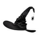 thumbnail image 1 of Sombrero de puntiaguda, accesorio de disfraz de personaje, mago, , mujer, hombre, sombrero para Colgante de Zulema Sombrero negro, 1 of 7