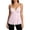 Pink, variant on Summer Punk Striped Color-Block Lace Trim Spaghetti Strap Tank Tops for Women Sleeveless Deep V-Neck Y2k Camisole 2000s Retro Style Vacation Travel Wear Pink M