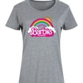 thumbnail image 3 of Barbie the Movie - Barbie Logo Rainbow - Women's Any Way Dress, 3 of 6