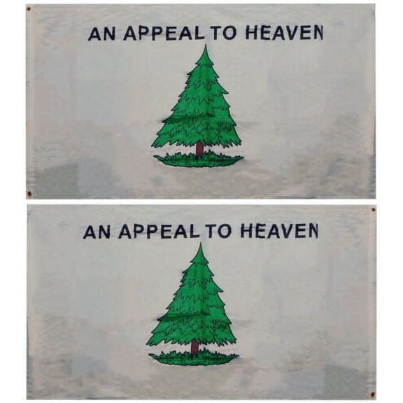 An Appeal To Heaven Realistic Tree Double Sided 3x5 3'x5' NYLON 68D Flag BANNER