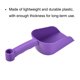 thumbnail image 4 of Plástico Jardín Pala 275x103mm Planta Suelo Plantar Excavar Mano Paletas Hogar Jardinería Herramienta para Flor Tierra Trasplantar, Desmalezar, Mover, Excavar, Púrpura 2 Paquetes Unique Bargains palas, 4 of 5