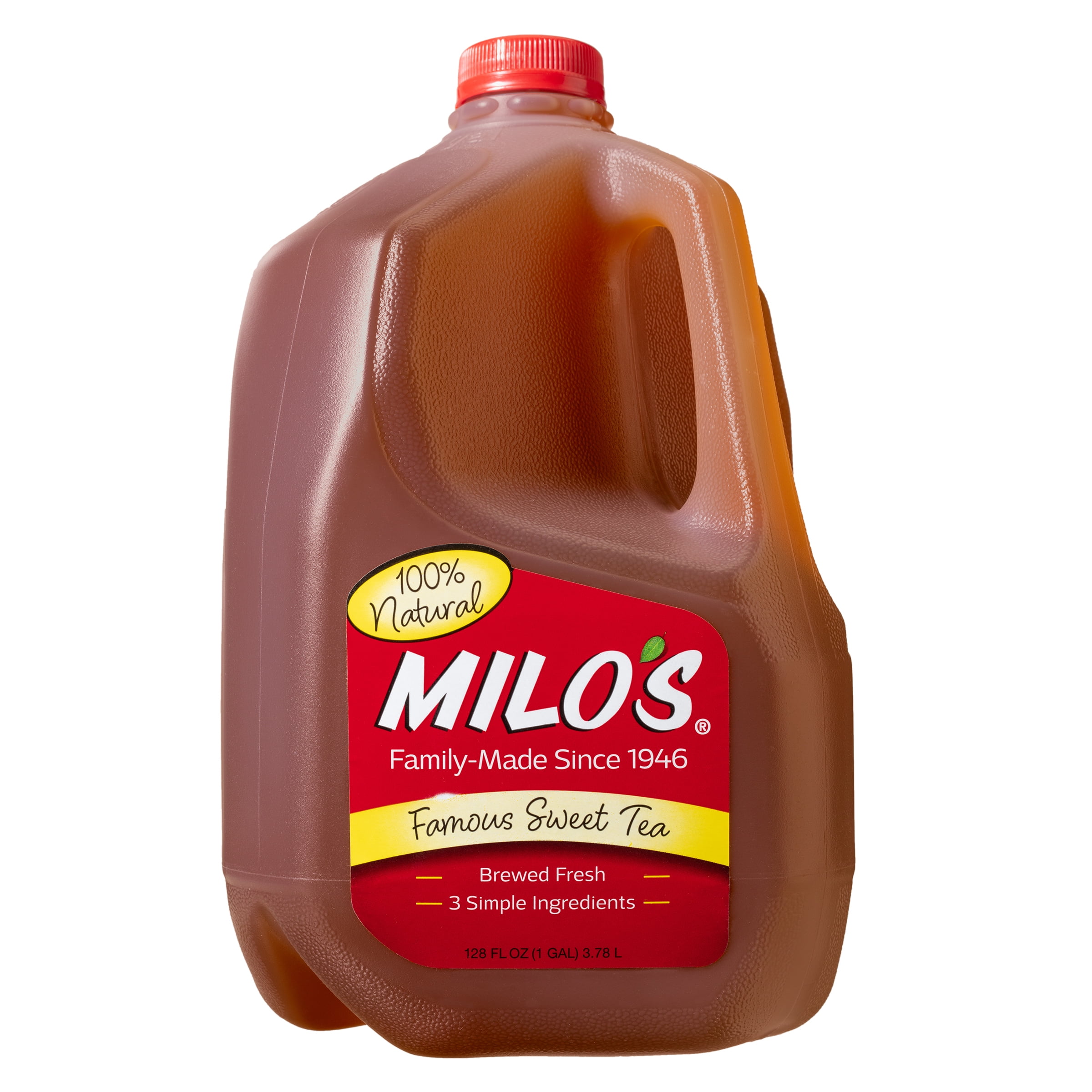 Milo S All Natural Famous Sweet Tea 1 Gallon 128 Fl Oz Walmart Com Walmart Com