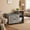 Teak, variant on Cat Litter Box Enclosure with Scratch Pad, Farmhouse Style Wooden Storage Cabinet Indoor Cat House for Living Room or Bedroom Use