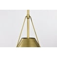thumbnail image 4 of Nuvo Lighting Adina 1 Light Medium Pendant - Natural Brass Finish - Natural Brass, 4 of 16