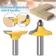 thumbnail image 1 of 2pcs/set Milling Cutter Tools Shank Bit Raised Panel Cabinet Door Router Bit Sets Rounded Corner Knives Engraving, 1 of 4