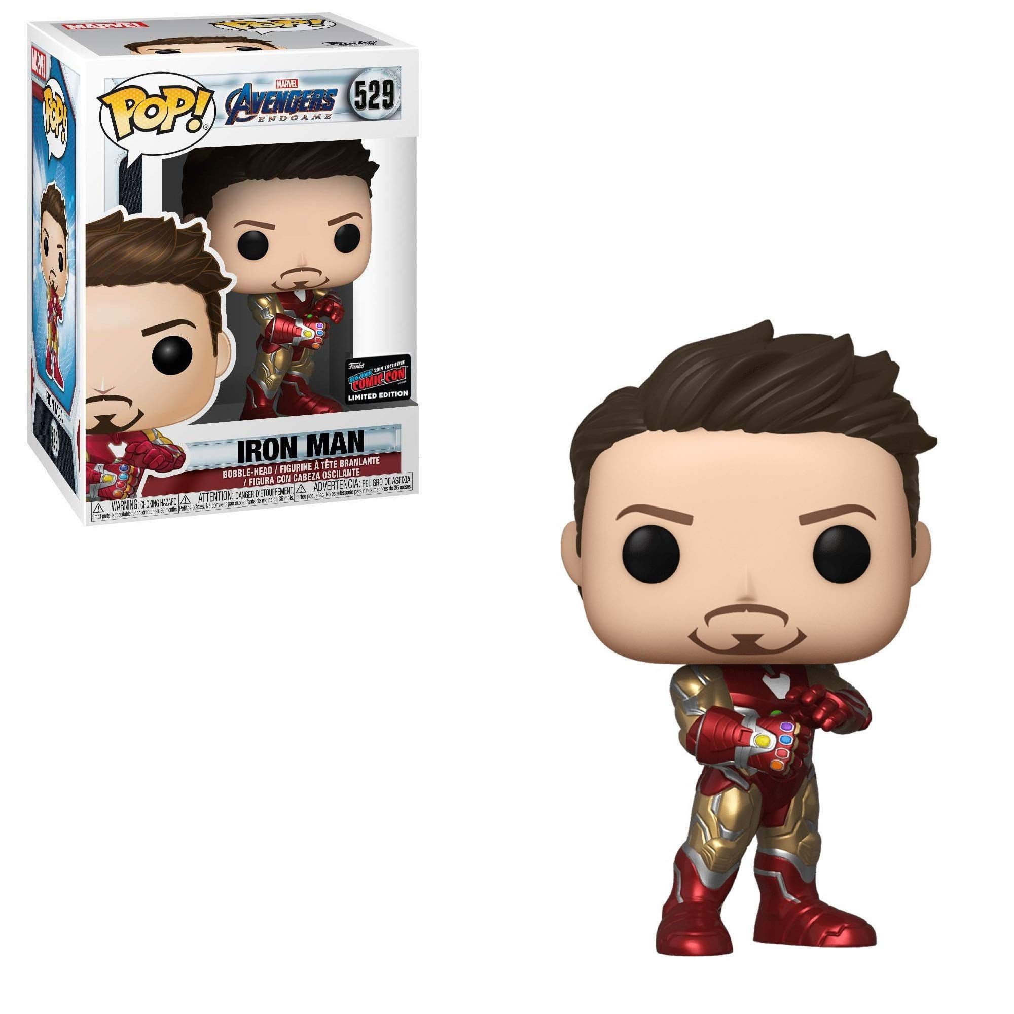 newness Sovereign historie Funko Pop! Marvel: Avengers Endgame - Tony Stark (Iron Man 3) with  Gauntlet, Fall Convention Exclusive - Walmart.com