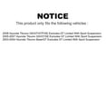 thumbnail image 2 of Rear Left Suspension Strut Coil Spring Assembly 78A-15081 For Hyundai Tiburon, 2 of 2