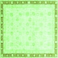 thumbnail image 1 of Ahgly Company Indoor Square Oriental Green Traditional Area Rugs, 6' Square, 1 of 4