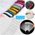 thumbnail image 5 of 150 Tips Nail Sticks, Transparent Nail Display Sticks, Fan-Shaped Nail Art Tips Display Polish Board, Nail Sample Display With Metal Rings, Nail Color Display For Home DIY Nail Salon Practice Tools, 5 of 5