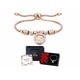 thumbnail image 1 of Pulseras Mujer De Acero Inoxidable Con Caja De Flor Eterna Xtellar color bronce, 1 of 4