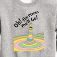 thumbnail image 3 of Dr. Seuss - Oh! The Places You'll Go - Kids Toddler And Youth Crewneck Fleece Sweatshirt, 3 of 6