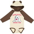 thumbnail image 3 of Inktastic some bunny loves you Boys or Girls Long Sleeve Baby Bodysuit, 3 of 5