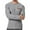 Gray-Athletic-Men, variant on Zedker Mens Thermal Waffle Shirt Lightweight Round Neck Long Sleeve Tops Casual Slim Fit Athletic Sport Blouses with Pocket