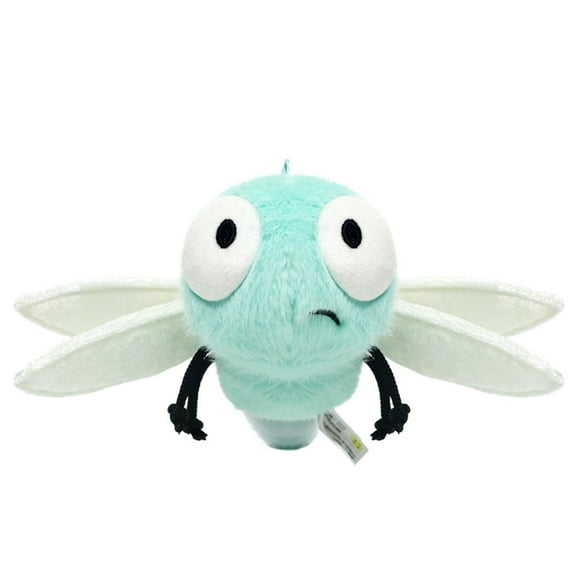 Green Cartoon Dragonfly Plush Doll Puzzle Toy - Super Soft Animal Plush Stuffed Toy -8.3inches