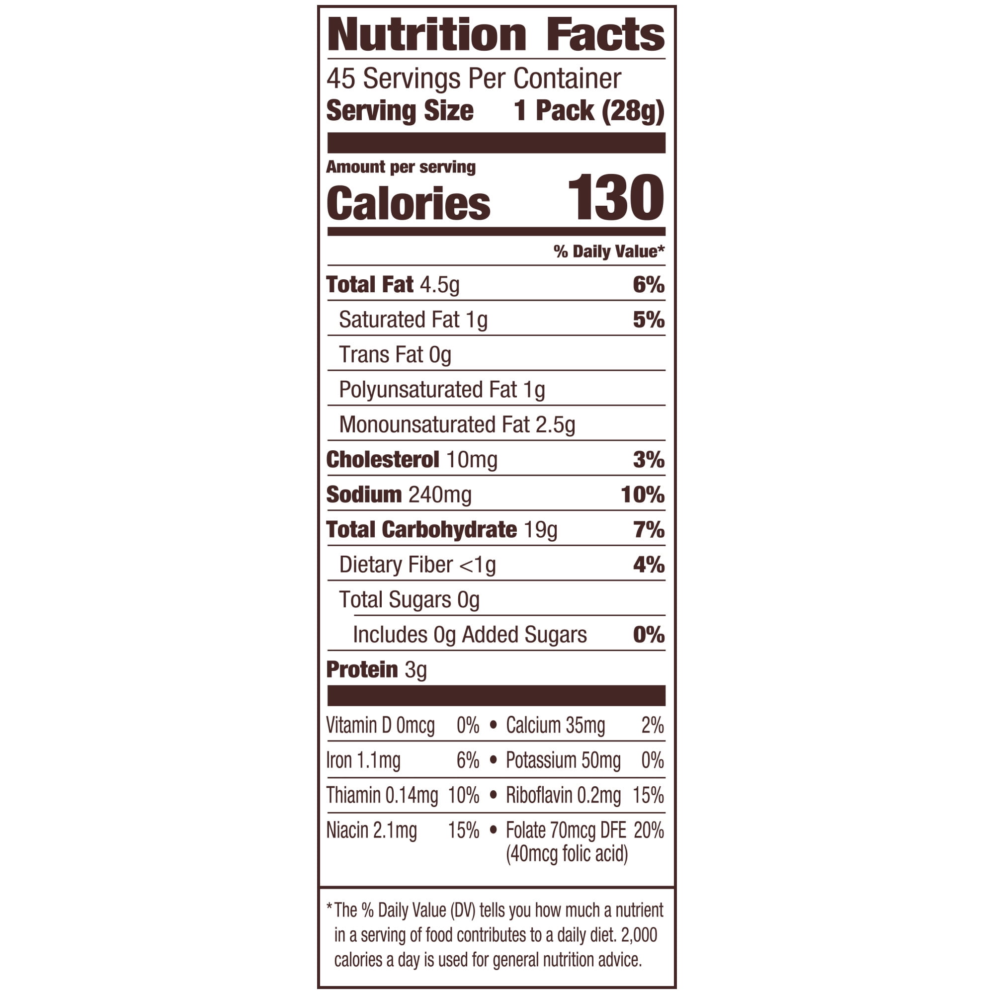 Pepperidge Farm Goldfish Cheddar Crackers, 1 oz. Snack Packs, 45-Count Multi-Pack Box