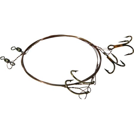 UPC: 0043344006055 | Boone 00605 Live Bait Rig Single Hook 2 Pk # 1 1 # 4 Treble Hook