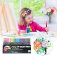 thumbnail image 7 of Ampiyan 2-Pack Double-Tip 24-Color Highlighter Marker Pens, 3ml Watercolor Fine & Broad Nib Metal Body Hand Painting, Drawing, Illustration - Bright, Blendable, No Fade Ink for Artists & Professionals, 7 of 7