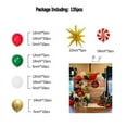 thumbnail image 2 of Beyondtrade 133pcs Red Green White Balloons Garland Arch Kit for Christmas Party Scene Decor Arrangement, 2 of 9