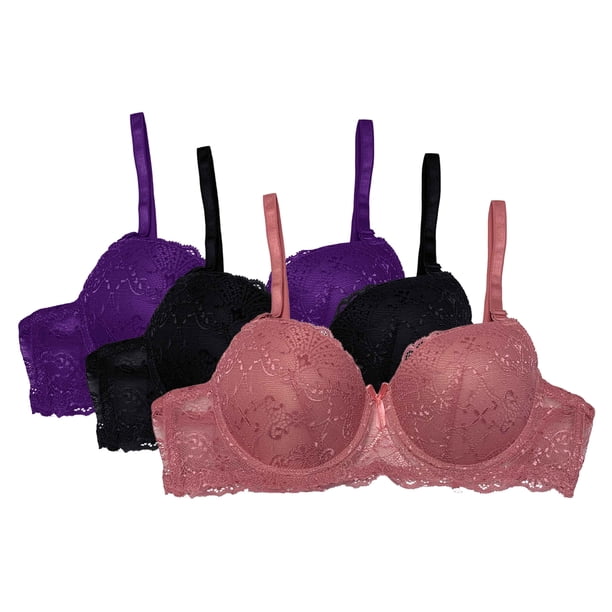 Paquete 3 Brasier con Varilla Tatys Fashion Copan B y C Pack Incluye 3 Diferentes Colores Tatys Fashion 55029-1