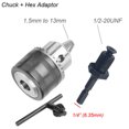 thumbnail image 3 of 1.5-13Mm Converter 1/2"-20Unf Drill Chuck Quick Change Adapter For Impact Driver, 3 of 3