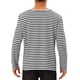 thumbnail image 3 of Camiseta de rayas INSPIRE CHIC para hombre, cuello redondo, de manga larga, básica, color negro y blanco, 3 of 6