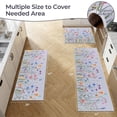 thumbnail image 4 of Findosom Floral Non-Slip Kitchen Rugs Set of 3,Washable Kitchen Mat Farmhouse Kitchen Floor Mats Runner for Home Sink Entrance Laundry Hallway,20"x32"+20"x47"+20"x59" Gray, 4 of 8