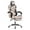 Gray, variant on Gaming Chair with Massage,Ergonomic PC Gaming Chair with Footrest Comfortable Headrest and Lumbar Support, High Back PVC Leather,300LBS (Grey)