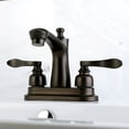 thumbnail image 2 of Kingston Brass FB7625NFL 4 in. Centerset Bathroom Faucet, Oil Rubbed Bronze, 2 of 4
