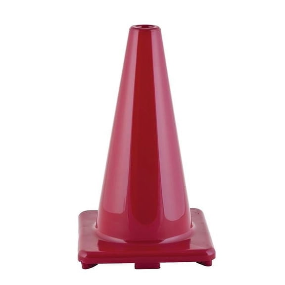 18 in. Hi Visibility Flexible Vinyl Cone - Red