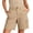 31# Khaki, variant on Women Stretchy Cargo Shorts High Waisted Shorts for Women Knee Length Summer Casual Shorts Khaki XXL