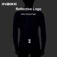 thumbnail image 4 of INBIKE - Maillot de ciclismo de manga larga para hombre, de forro polar de invierno, térmico, para ciclismo de carretera, con cremallera completa y 3 bolsillos, para MTB, 4 of 5