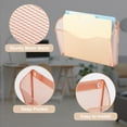 thumbnail image 3 of Magnetic Single Pocket Mesh Hanging File Organizer Vertical Wall Mounted Magazine File Holder Mount Basket Mail Paper Document Folder Organizing for Office Home and School, 3 of 7